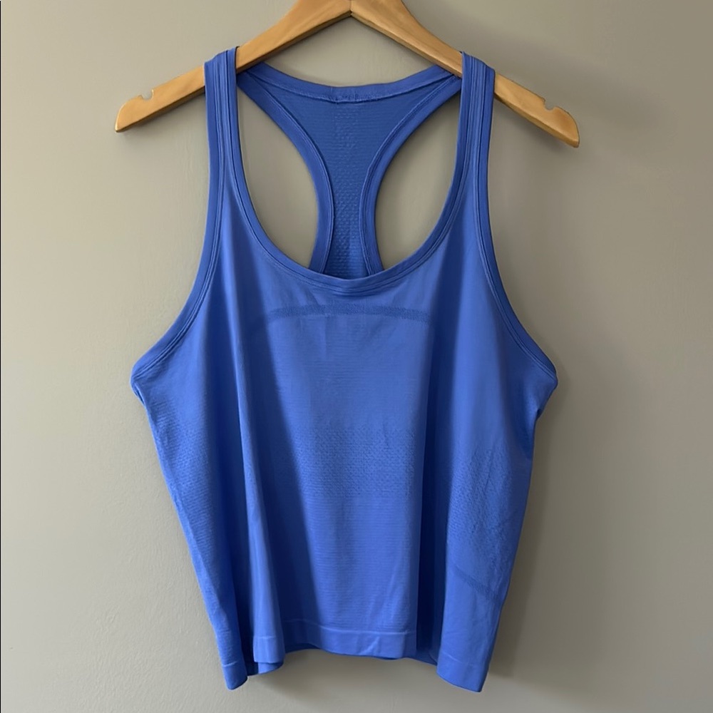 Lululemon Swiftly Tech Racerback Tank Top‎ *Race Length Sz 12 Wild Indigo